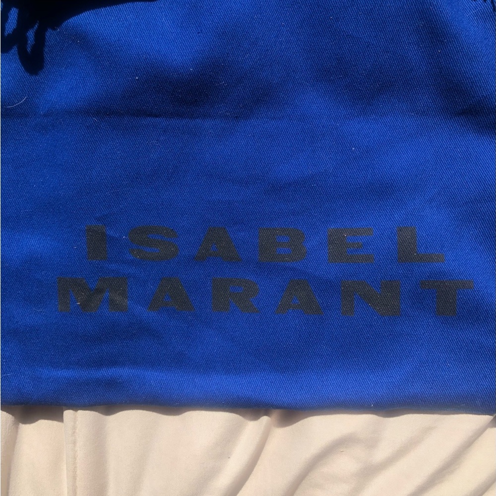 Isabel Marant Royal Blue Drawstring Pouch - Picture 2 of 6